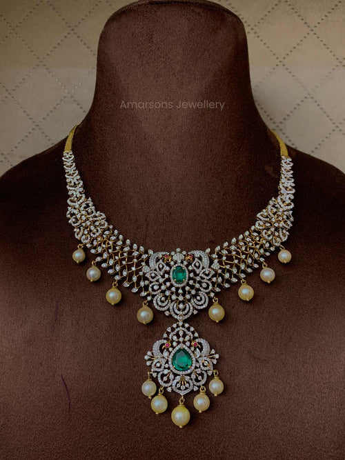 Radiant Symphony Diamond Necklace