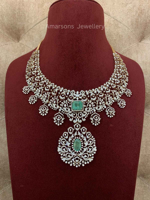 18k VVS EF Diamond Necklace