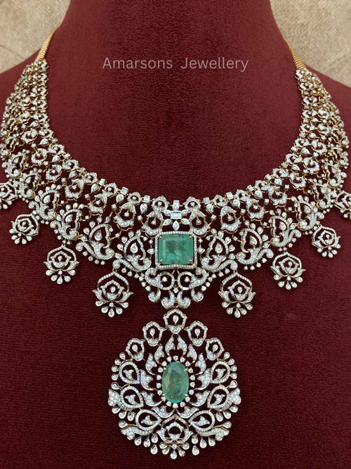 18k VVS EF Diamond Necklace