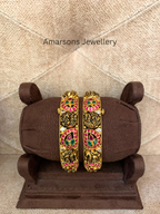 Luxurious Gold Nakshi Bangles ( GB-3509)