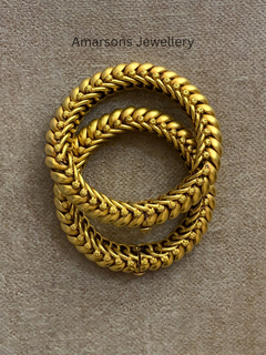 Luxurious Gold Nakshi Bangles ( GB-3681)
