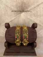 Luxurious Gold Nakshi Bangles ( GB-7469)