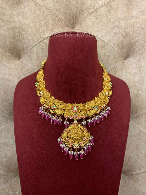 22K Gold Necklace Set (GNS-1944)
