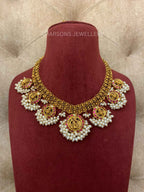 22K Gold Necklace Set (GNS-4748)