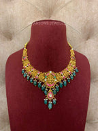 22K Gold Necklace Set (GNS-7146)