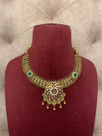 22K Gold Necklace Set (GNS-7891)